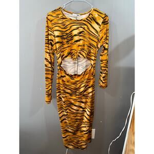 large Fashion Nova Tiger print dress